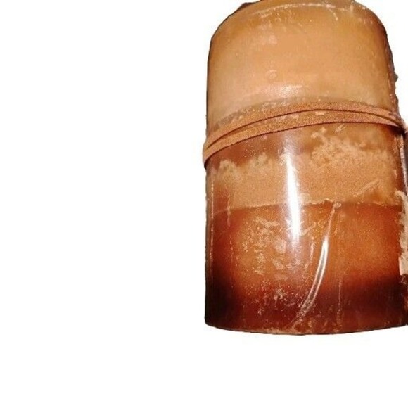 Jasmine Pillar Log Candle Global Product Resrcs 4 X 2.9" Brown Rustic Cabincore - Picture 1 of 2